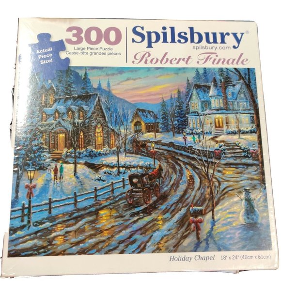 Spilsbury Toys Spilsbury 30 Piece Robert Finale Art Puzzle Holiday